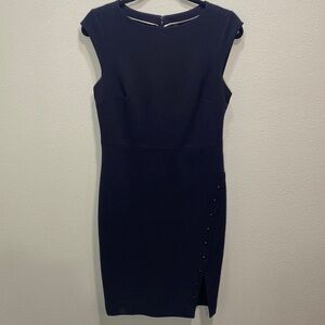 The‎ Limited Luxe sheath dress career suit navy